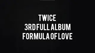 Unboxing TWICE Third full album - Formula of Love (Study about Love Ver./Explosion Ver.)