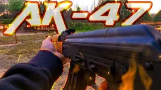Ak-47 Jams Up At the Range FIRST PERSON POV