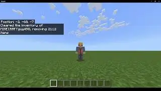 How to use the give and clear command in Minecraft