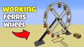 101% Working Ferris Wheel In Minecraft | Minecraft Mods | Minecraft Create Mod