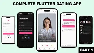 Part 1 | Flutter Firebase Dating App - Full App Demo | Speed Code Series | 2025