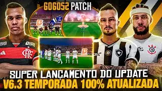 GOGOSZ PATCH 2024 - V6.3 UP /PES 2021 PC: TEMPORADA 2024 COM KITS E ELENCOS ATUALIZADOS! MOD 4K HDR