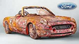 Restoration Abandoned Ford Thunderbird | Rusty Model Car Customization and Rebuild