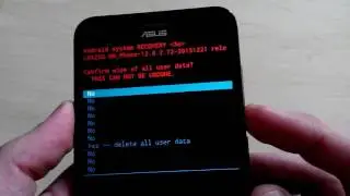 Сброс настроек  Asus Zenfone макс ZC550KL