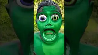 Hulk scary transformation with funny friend fart 