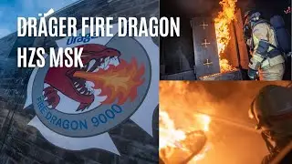 Hasiči absolvovali výcvik ve zdolávání požárů v kontejneru Fire Dragon 9000 od Dräger, 19.11.2024