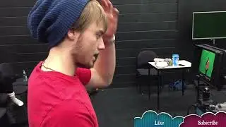 green screen suit shooting