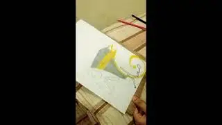 pencil color drawing | Zilhajj Mubarak | maan art..