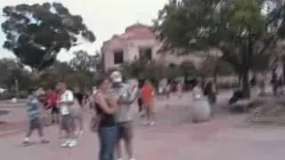 HUGE Pillow Fight in park!
