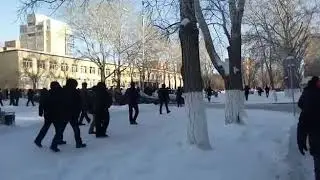 Митинг в Караганды