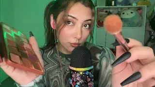 ASMR FAST and AGGRESSIVE makeup application 🖤💄 | Whispered