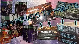 60+ LBS OF MINIATURES TO PAINT COMING THIS YEAR!!!!