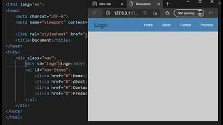 Simple HTML/CSS Navbar