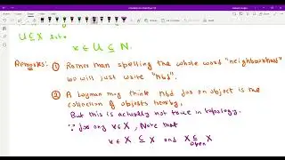 Topology-8 (Concept of Neighborhoods in a Topological Space)