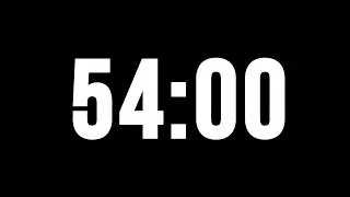 54 Minute Timer with Alarm (Countdown)