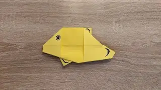 Origami paper fish clown   /   Оригами рыбы клоун