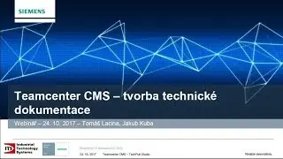 Tvorba technické uživatelské dokumentace - webinář  24. 10. 2017