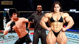TRUE Bruce Lee vs. Gloomy Big Teen | EA Sports UFC 5