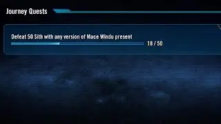 “Defeat 50 Sith with any version of Mace Windu present”