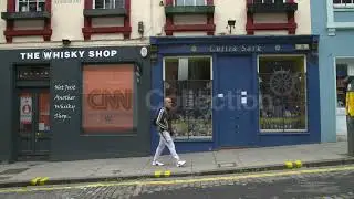 Empty streets in Edinburg during COVID19 lockdown