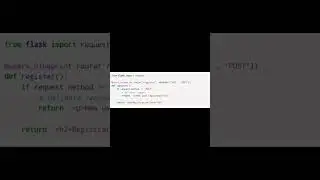Flask Request Object - HTTP method used #developer #programming #code #python #cleancode #flask
