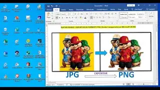 QUITAR FONDO Y EXPORTAR EN FORMATO PNG (Fondo transparente)Una imagen DE Microsoft WORD