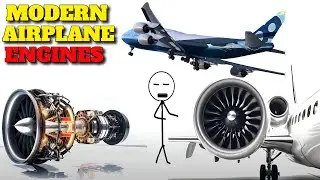 How Modern Commercial Airplane Engines Work