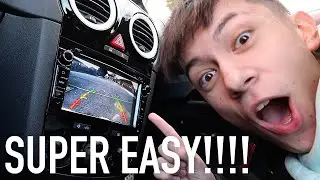 REVERSE CAMERA INSTALL ON MY CORSA! **EASY!**