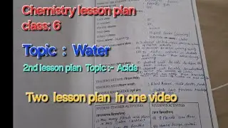 Chemistry 2 lesson plan in one video | English language
