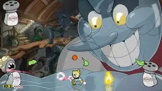 Cuphead DLC Шеф-повар Солонкин - Блюдо Умереть Не Встать
