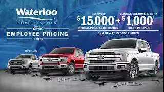 Waterloo F-150 Employee Pricing July