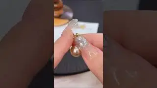 Her Lab Jewelry To Osmanthus pearl earrings😍#jewellery #earrings #jewellerydesign