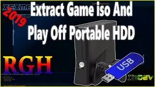 How To Extract XBOX 360 Game ISO And Play Them Off Portable HDD (RGH XBOX 2019)