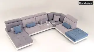 Canapé en tissu JIVE - HomeSalons