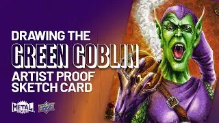 Auction Alert: Upper Deck Green Goblin Sketch Card from Cancelled Set!