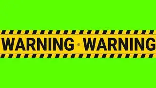 warning green screen no copyright ll 