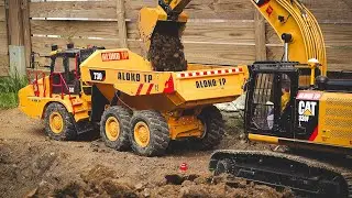Realistic RC Construction Models in Action: Excavators, Dozers, Rollers & More!