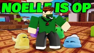 Noelle Is Super OP!!! (Roblox Bedwars)