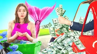 RICH VS POOR MERMAID