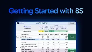 8s  Stock Analysis | Excel template for Screener.in