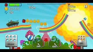 Играю в Hill climb racing #9