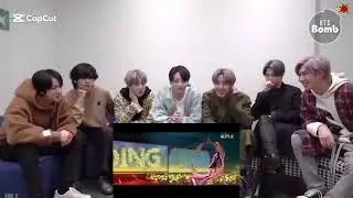 Bts reaction kpop demon hunters huntrix golden mv