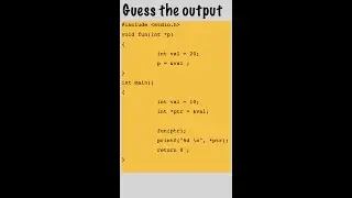 c interview questions | pointer based #1 | by dubebox 
