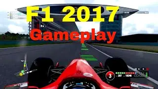 F1 2017 Gameplay Classic Cars China Wet Traction Control OFF!!!