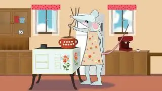 Kását főz a kisegér (mondóka, rajzfilm gyerekeknek)