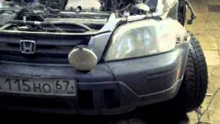 Хонда CR-V ремонт центрального замка шлейф двери