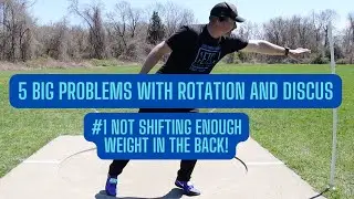 GET MORE WEIGHT OVER THE PIVOT FOOT - Top 5 Problems with Rotational Shot Put and Discus Throwers
