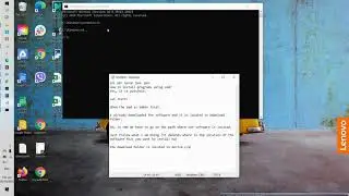 Tip#6: Install programs  using cmd/command prompt.