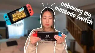 unboxing my new nintendo switch + animal crossing