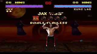 Mortal Kombat 2 (Super Nintendo) - Fatalities on Shao Kahn